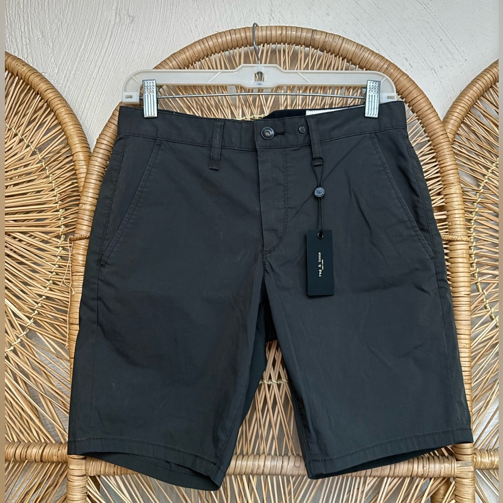 Rag & Bone New York Paperweight Chino Shorts in Slate